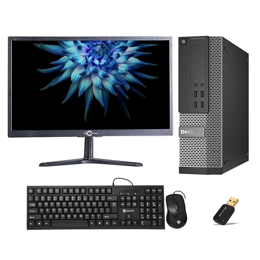 [特価】DELL Optiplex 9020 i5 M8GB デスクトップPC Dell OptiPlex 9020 Desktop Computer PC Bundle with Tecnii 20